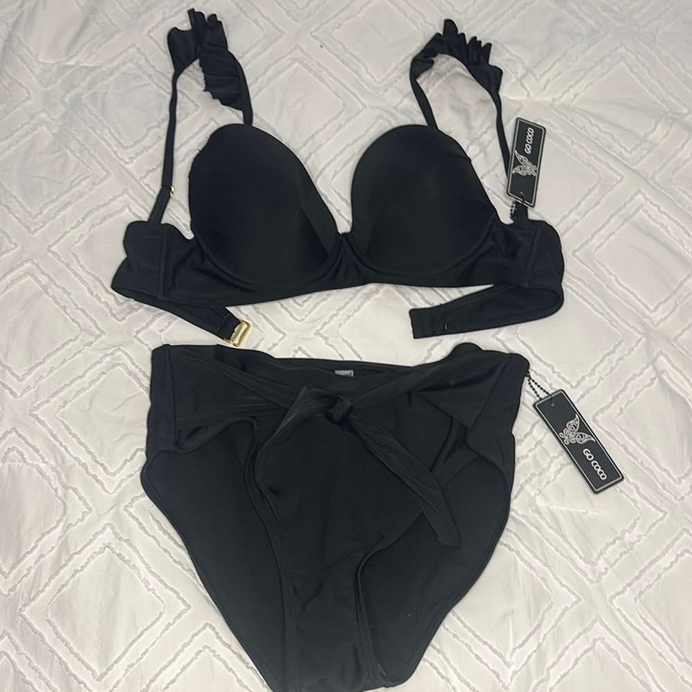 Go Coco Black Bikini Set